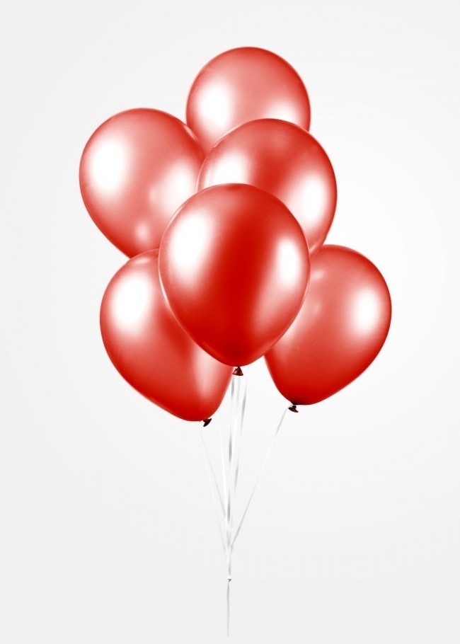 Dader Besluit meten Ballon metallic rood - Metallic Ballonnen - Jumpings-Feestwinkel